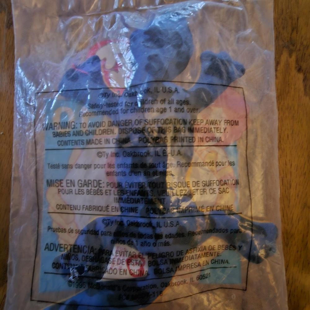 1993 McDonald's ty beanie babies